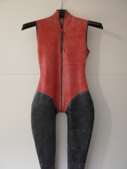 Latex Catsuit - Model : Streifen ohne Arme